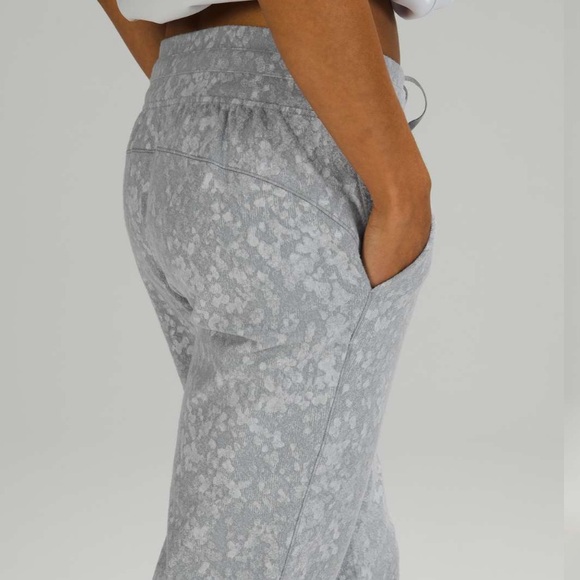 Lululemon Ready‎ to Rulu Jogger Crop Speckle Spritz Jacquard Rhino Grey Silver - Picture 2 of 8